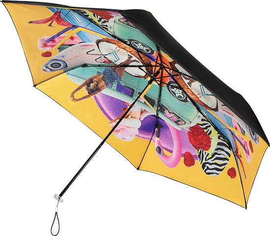 MiniMAX Personal Parasol - UV Radiatie Werende Paraplu - Ø 93 cm - Geel
