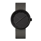 LEFF amsterdam - D42 - Horloge - Cordura - Zwart/Grijs - Ø 42mm