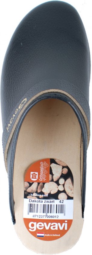 Sabot Gevavi Dakota ouvert en bois noir taille 46