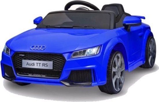 Audi TT RS - Elektrische Kinderauto 12v - Blauw - Accu Auto voor kinderen  met... | bol.com