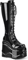 Demonia Plateau Laarzen -36 Shoes- WAVE-200 US 6 Zwart