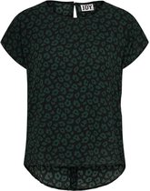 Jacqueline de Yong T-shirt Jdypiper S/s Top Wvn Noos 15234106 Black/sycamore Dames Maat - M