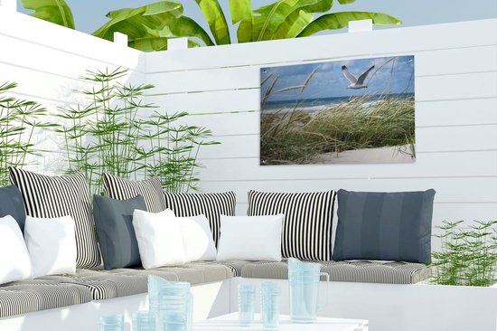 Décoration de jardin Plage - Vogel - Plantes - 60x40 cm - Poster jardin - Toile jardin - Poster extérieur