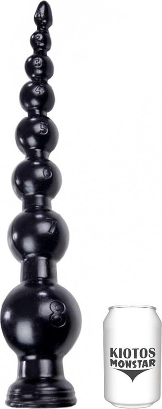 Kiotos Monstar Dildo Adder Beads 48 X 8 Cm Zwart Bol kiotos-monstar-dildo-adder-beads-48-x-8-cm-zwart-bol