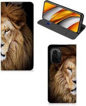 Étui support Xiaomi Mi 11i | Poco F3 Smart Cover Case Lion