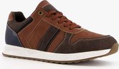 Blue Box heren sneakers - Bruin - Maat 44 - Uitneembare zool