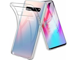 Samsung Galaxy S10 5G Flexibel Hard Case Crystal Clear TPU Hoesje - Transparant - van Bixb
