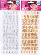 Stickers Alfabet en Nummers, 111dlg.