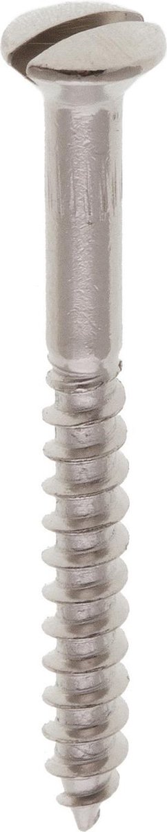 Star-x. houtschroef 4x40mm rondkop , verzinkt 20 stuks schroeven.