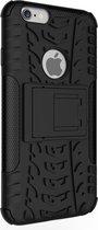 GadgetBay Shockproof bescherming hoesje iPhone 6 6s case - Zwart
