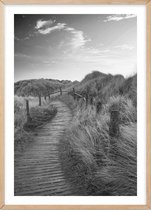 Poster Met Eiken Lijst - Zandduinen Poster