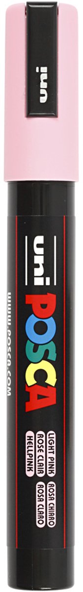 Posca Marker, afm PC-5M, lijndikte 2,5 mm, medium, lichtroze, 1 stuk