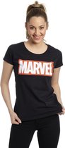 Marvel Marvel Dames Tshirt -S- Logo Zwart