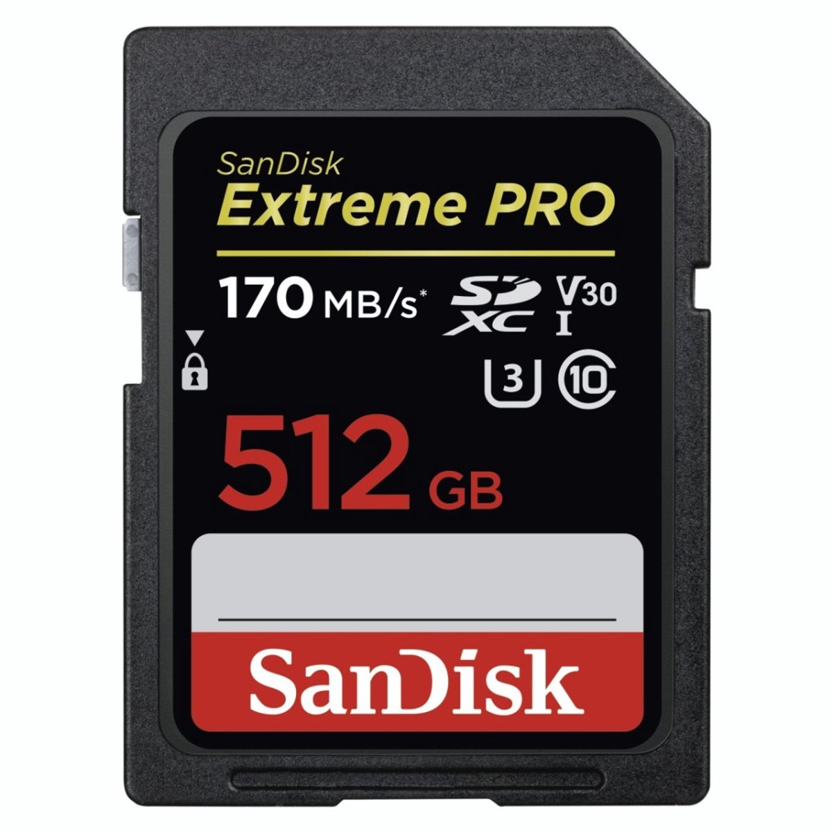 Sandisk Extreme PRO SDXC - Geheugenkaart - 512GB - V30 U3 UHS-I - 170MB/s