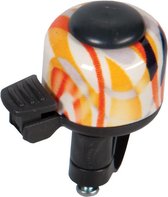 Fietsbel Widek Decibell Art Collection Fusion - oranje (op kaart)