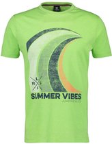 Lerros T-shirt Jumping Waves T Shirt Van Slubyarn 21h3070 625 Mannen Maat - XL