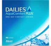 -5.50 - DAILIES® AquaComfort PLUS® - 90 pack - Daglenzen - BC 8.70 - Contactlenzen