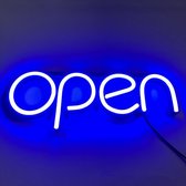 Xtraworks -Neon verlichting-LED open bord-Licht reclamebord-hanglamp- blauw