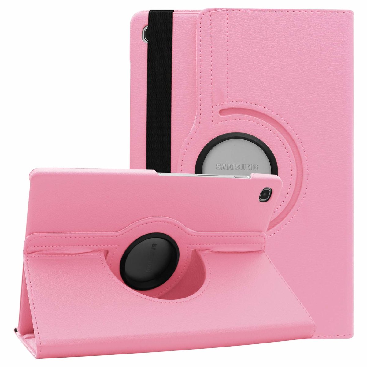 Hoes Geschikt voor Samsung Galaxy Tab S5e Draaibare Hoes - Ntech - Licht Roze