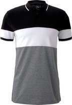 Tom Tailor Denim Korte mouw Polo shirt - 1025578 Zwart (Maat: M)