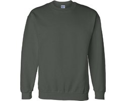 Gildan DryBlend Adult Set-In Crew Neck Sweatshirt (13 kleuren) (Bosgroen)