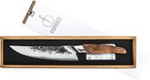 Olive Forged Santokumes 18 cm - Kookgek Filip Recepten en BBQ Shop Olive Forged Santokumes 18 cm - Kookgek Filip Recepten en BBQ Shop