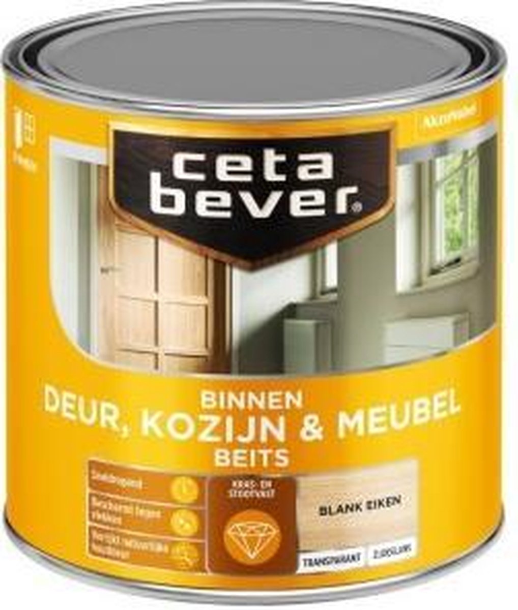 Bol Cetabever Transparant Binnenbeits Deur Kozijn Ac Blank 