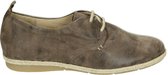 Verhulst 7334 - Volwassenen Dames veterschoenen - Kleur: Taupe - Maat: 38.5