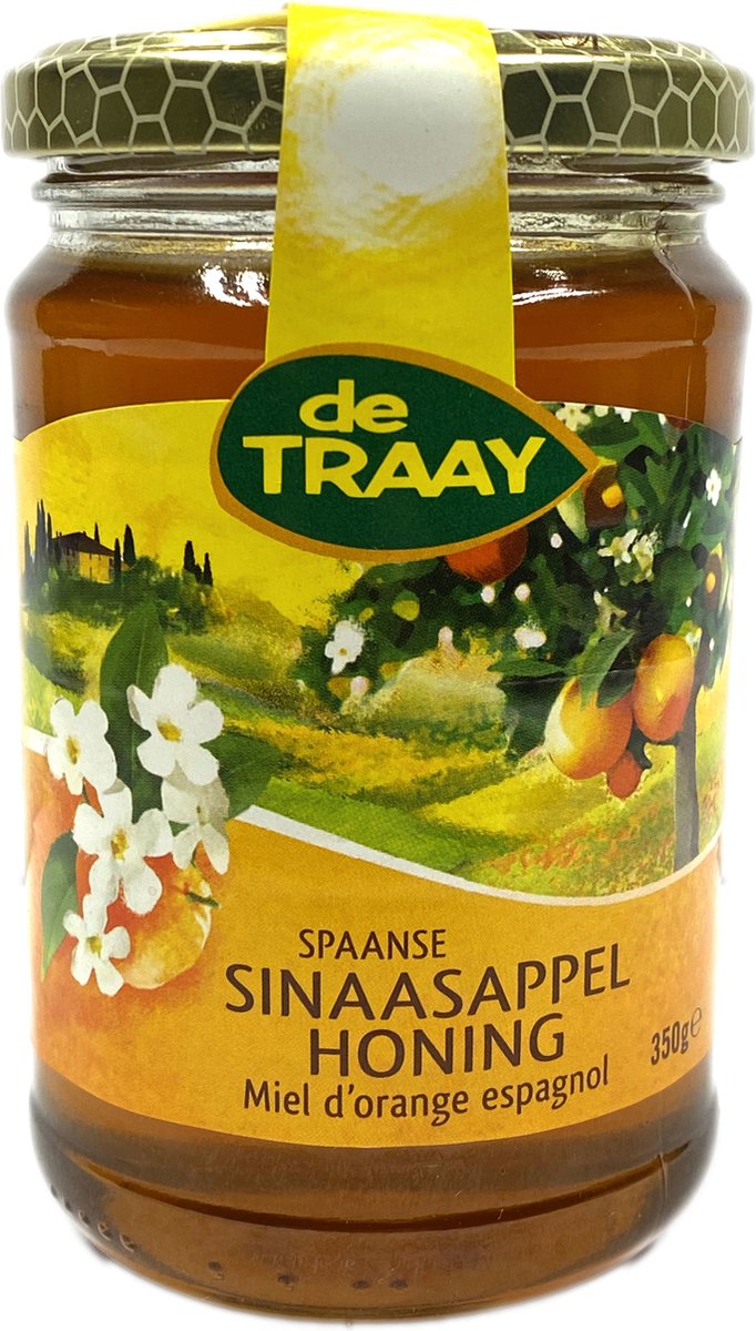 Traay Sinaasappel & bloemenhoning 350 Gram