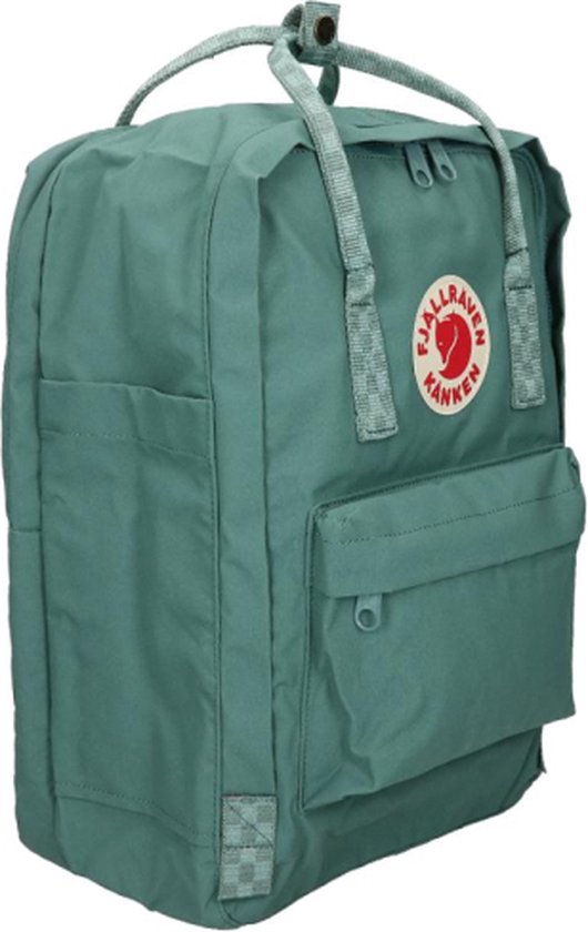 Fjallraven Kanken Laptoprugzak 15 inch Frost Green / Chess Pattern