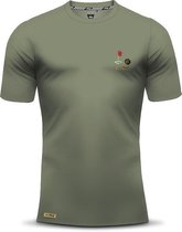 Cornervlag t-shirt groen - Maat XL - Groen - Heren Shirt