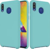 Mobigear Color Siliconen Backcover Hoesje - Geschikt voor Samsung Galaxy M20 - Turquoise