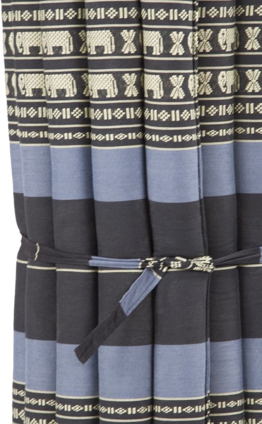 Fine Asianliving Thaise Mat Oprolbaar Matras 190x78x4.5cm Zwarte Olifanten Meditatie Mat Matras van Fine Asianliving — afbeelding 3