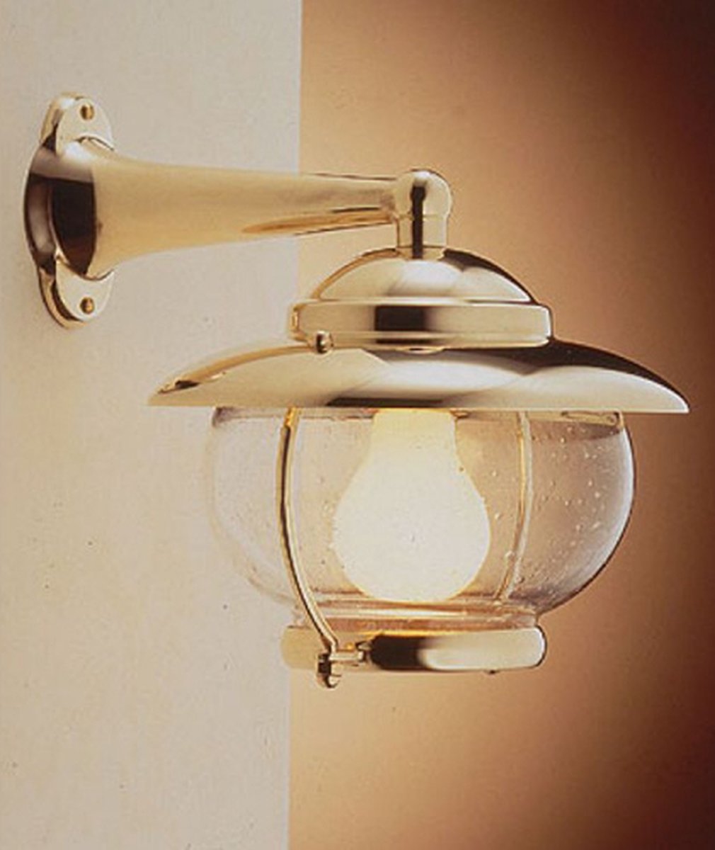 Outlight - Buitenlamp - Scheepslamp Optimist - Messing, helder glas - Outlet