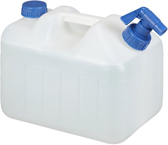 Relaxdays 25 l water jerrycan - kraantje - voor drinkwater - BPA-vrij - camping - auto - wit van Relaxdays — afbeelding 3