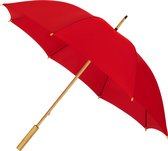 Parapluie de golf Falcone coupe-vent eco + bambou rouge