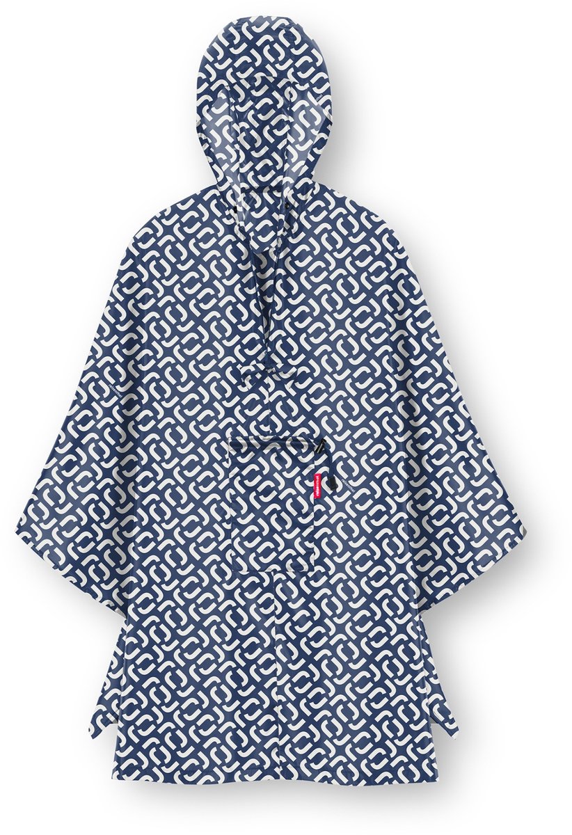Reisenthel Mini Maxi Poncho Regenponcho - Opvouwbaar - Signature Navy Blauw
