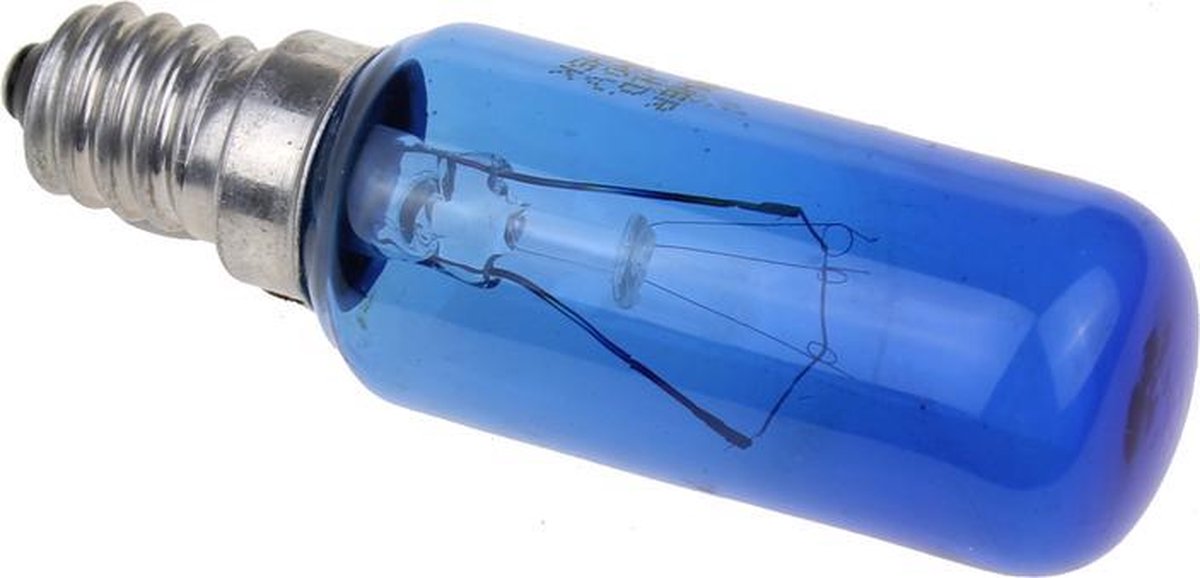 Lamp E14 25W Siemens 00612235 26mm 83mm 230-240V Blue for Refrigerator 