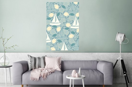 Motif voilier 80x120 cm / Poster Fleurs