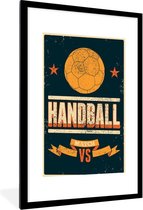 Handball sur fond sombre 60x90 cm