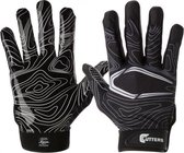 Cutters - American Football - NFL - S150 - Handschoenen - Game Day - TOPO - Receiver Gloves - Zwart - Volwassenen - Large/X-Large