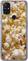 6F hoesje - geschikt voor OnePlus Nord N10 5G -  Transparant TPU Case - Popcorn #ffffff