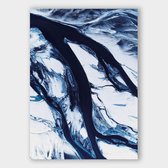 Poster Ice Rivers - Dibond - Meerdere Afmetingen & Prijzen | Wanddecoratie - Interieur - Art - Wonen - Schilderij - Kunst