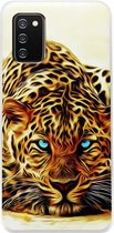 - ADEL Siliconen Back Cover Softcase Hoesje Geschikt voor Samsung Galaxy A02s - Tijger