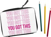 Teken Etui met inhoud 32-delig You Got This (liggend)
