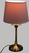 Tafellamp met Paarse/Roze  kap - Ø 18 cm - 35 HOOG