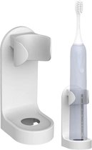 Elektrische tandenborstelhouder - Wit - 1 Stuk - Oral-B en Philips Sonicare tandenborstels - Zonder boren - Zelfklevend - Wandmontage - Badkamer Accessoires