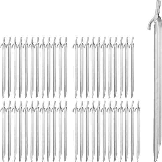 6 Pcs Tente De Plage Piquets D'Auvent De Tente Extérieure Piquets De Tente Ancres De Tente Clous