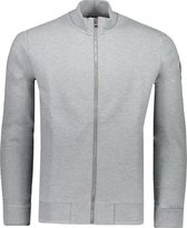 Hugo Boss  Polo Grijs Getailleerd - Maat S - Heren - Herfst/Winter Collectie - Katoen;viscose;Elastaan