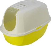 Flamingo Kattentoilet Plato Hawai L 39X55X41Cm - Geel